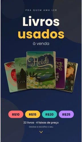 LIVROS A VENDA