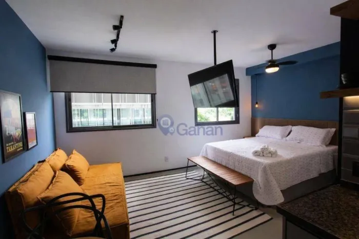 Studio com 1 dormitório para alugar, 24 m² por R$ 4.500,00/mês - Pinheiros - São Paulo/SP