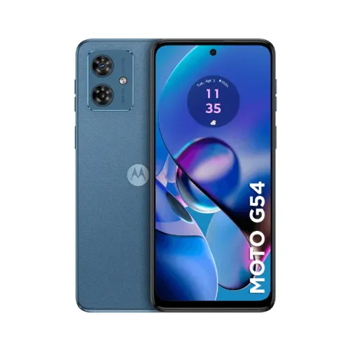 Smartphone Moto g54 5G 256 GB, 8GB RAM AI Camera 50MP Tela FHD 5000 mAh NFC - Azul - Vegan