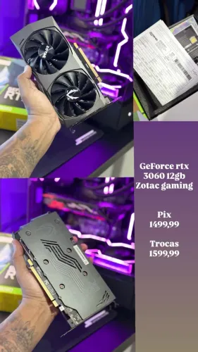 RTX 3060 Zotac 12GB GDDR6