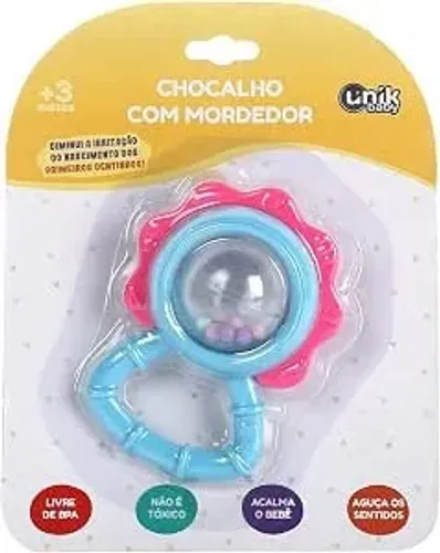 Chocalho com Mordedor Unik Baby