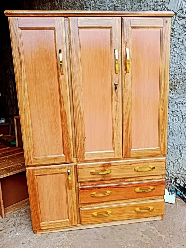 GUARDA ROUPA DE SOLTEIRO - MADEIRA JATOBÁ 3 PORTAS 3 GAVETAS 