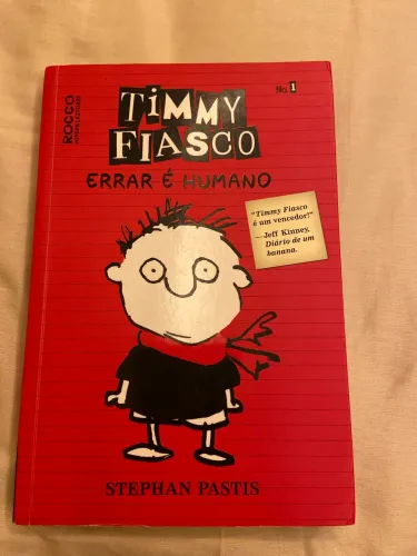 Livro Timmy Fiasco - Errar é humano