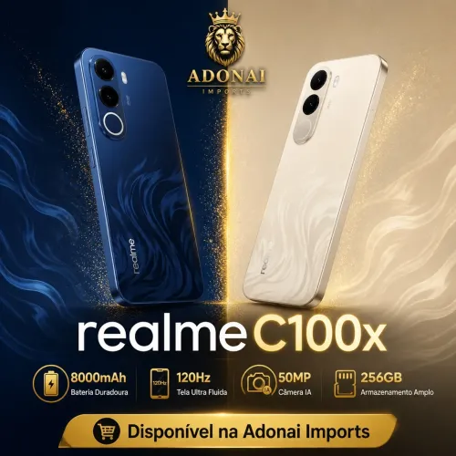 Celular Realme C100x 8 ram (256) - Versão Global lacrado