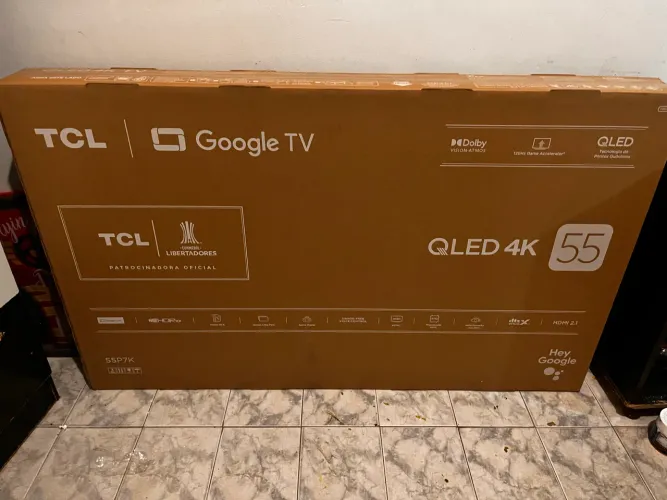 Tv 55 TCL lacrada c nota fiscal