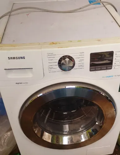 Lavadora de roupas Samsung 10.2kg voltagem 127vts