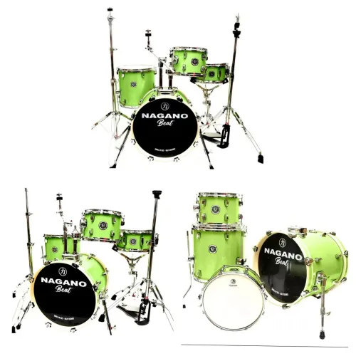 Bateria Acústica Nagano Beat NOVA.(4 cores disponíveis a pronta entrega)