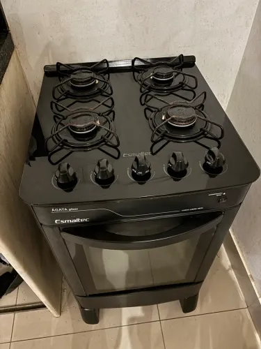 Fogão de 4 bocas esmaltec 