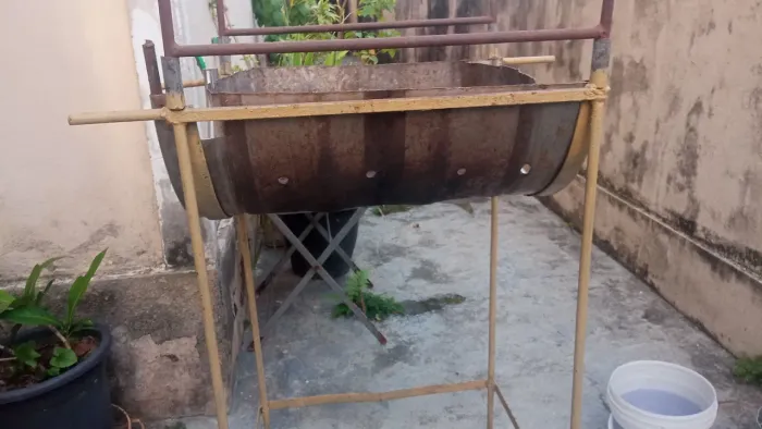 Churrasqueira rústica..