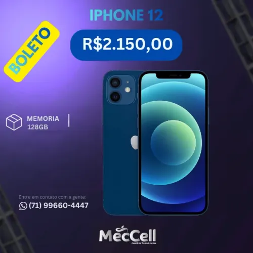 iPhone 12 no boleto 