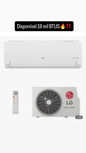 Ar condicionado 18 mil btus novo lacrado 1 ano garantia