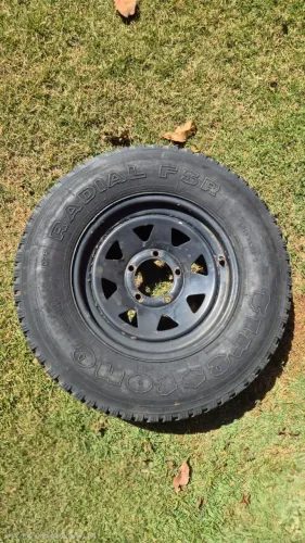 Conjunto de 4 Pneu Firestone LT225/75R16 115/112N com roda