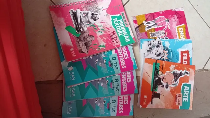 Kit Livros SAS Educação 9º Ano - Ensino Fundamental (7 itens)
