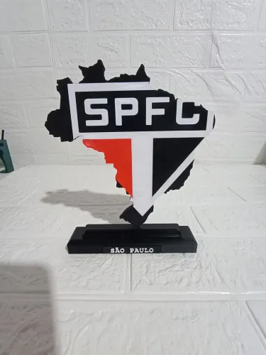 Placa 3d do São Paulo FC