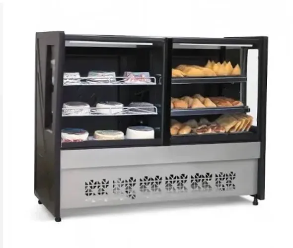 VITRINE ESTUFA E CONFEITARIA 1.50M MARCA POLAR NOVA