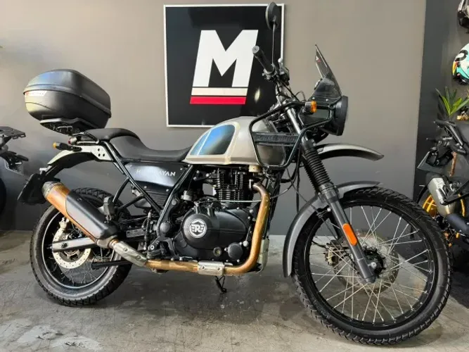ROYAL ENFIELD HIMALAYAN 2023 - Revisada na concessionária - Conservada - Baú.