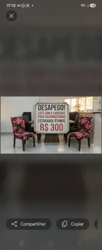 8 cadeiras pra recondicionar