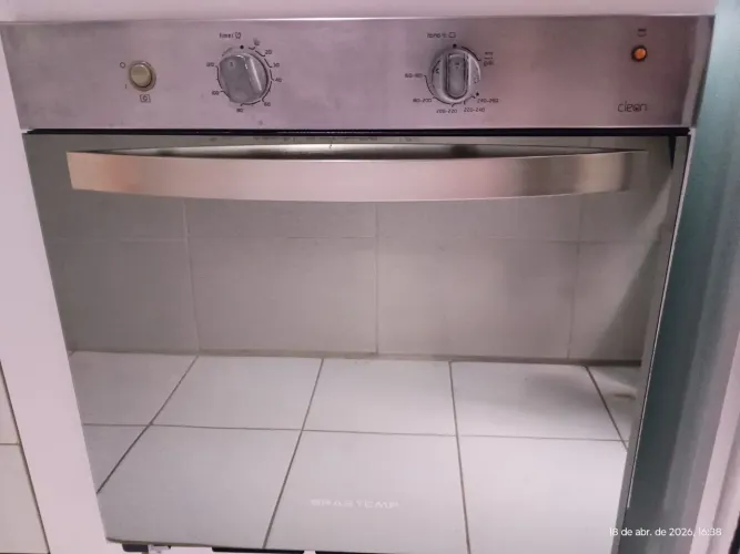 Forno de Embutir Brastemp Clean - Inox - Com Grill (Ajustes Necessários)