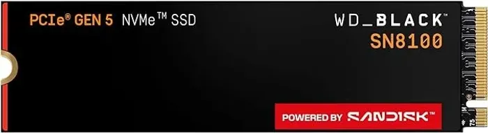 WD_BLACK SN8100 NVMe 1 TB Gen 5 PCIe 5.0x4 M.2 2280 até 14.900 MB/s WDS100T1X0M [novo]