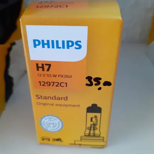 Lâmpada philips H7 nova instalada no seu carro 