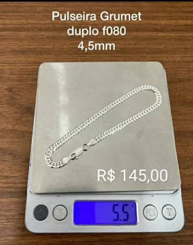 Corrente Prata masculina