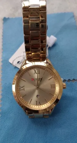 Relógio Feminino Dourado