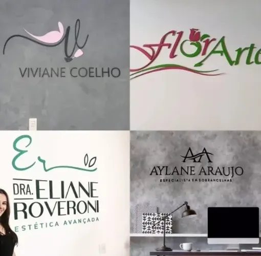Logotipo Letreiro Personalizado Mdf 3mm 100cm de comprimento