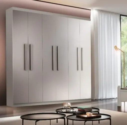 Guarda Roupa Casal 100% MDF 6 Portas 2 Gavetas Super Lindo Fazemos Promoção