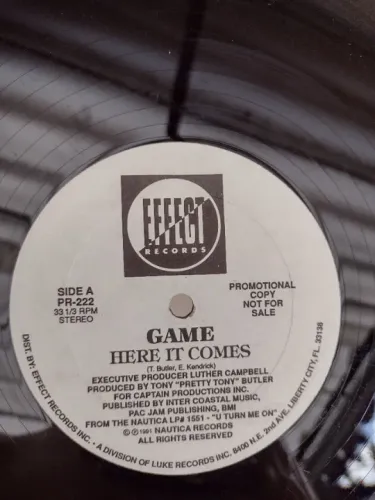 Vinil LP Game - Here It Comes - Funk, New Jack Swing Importado Single