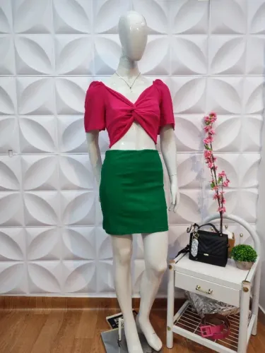 Promoção Cropped Rosa G
