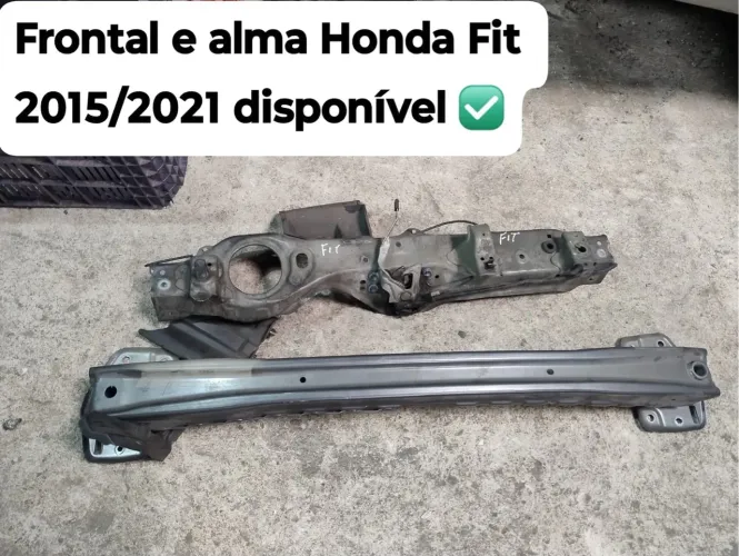 Frontal e alma Honda Fit.