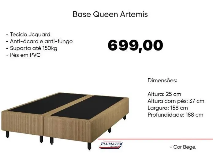 Base Queen Artemis- ENTREGA HOJE!!