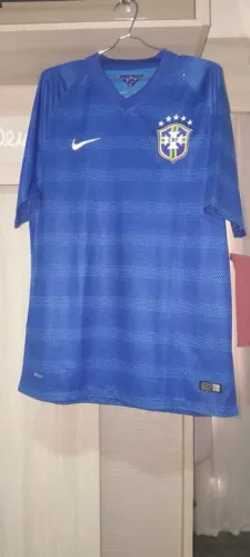 Camiseta Nike Brasil - Azul - Tamanho G ORIGINAL