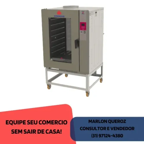 Forno Turbo 10 Esteiras Elétrico Progas