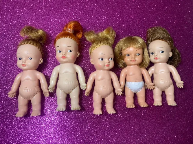 Bonecas Mini Doll Pupi Estrela - Anos 70