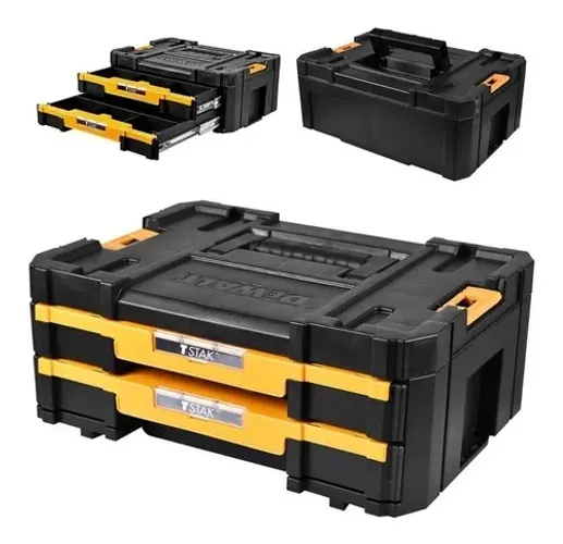 Maleta Modular N.4 Tstak Com 2 Gavetas Dwst17804 Dewalt