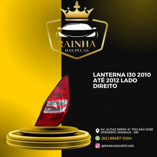Lanterna I30 2010 até 2012 Lado Direito