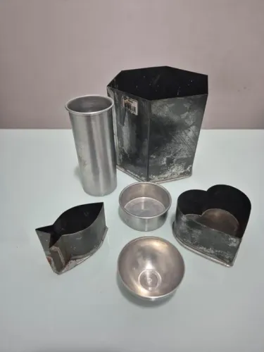 Kit de fôrmas para velas artesanais!    