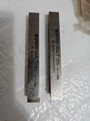 Bits aço rápido 12% cobalto 1/2 X 4 pol novo importado