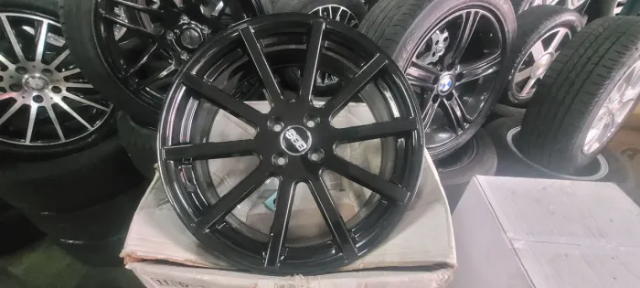 Rodas 18 tipo BBS VW GM Fiat Renalt 4X100 Black piano novas 