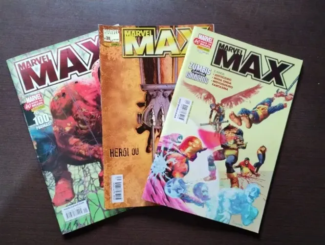 3 revistas Marvel Max