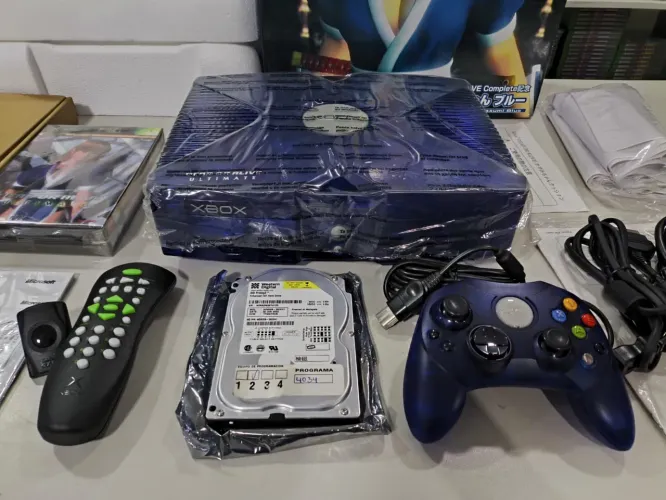 Microsoft Xbox Dead Or Live Edição Limitada - Kasume Chan Edition Azul