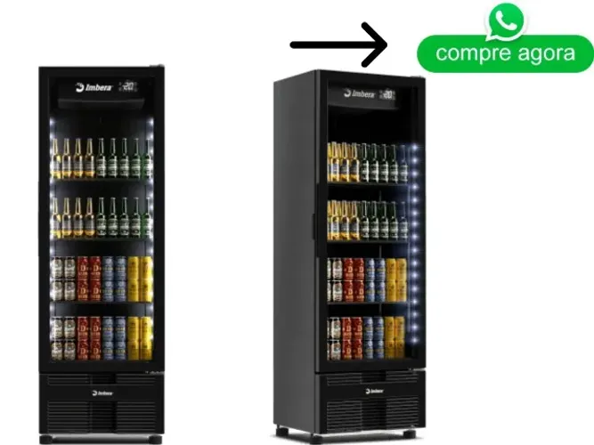 Cervejeira Porta de Vidro 560 Litros Imbera 220v