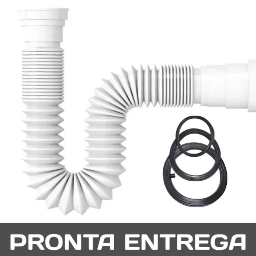 SIFÃO SIMPES SANFONADO (01 UNIDADES)