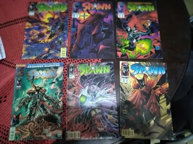 Coleção Spawn - HQs ns. 01, 02, 03, 48, 48 e 63.