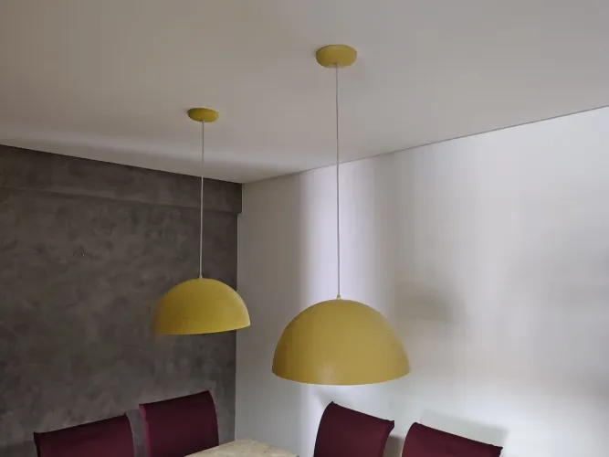 Luminárias Pendentes Amarelas
