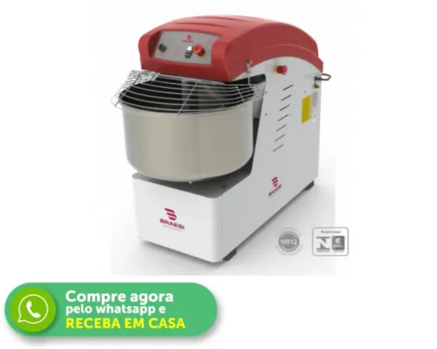 Amassadeira Espiral Braesi 15KG Nova Monofásica