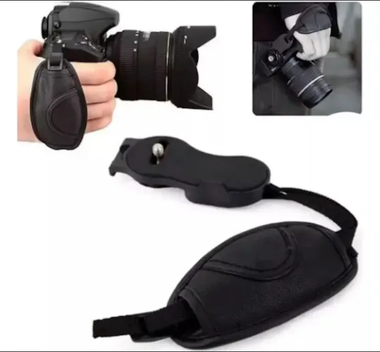 Grip de mão para câmera DSLR - Prenda sua câmera com segurança!