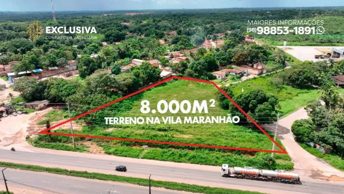 Lote com 8000 mtr² na Vila Maranhão - São Luís.