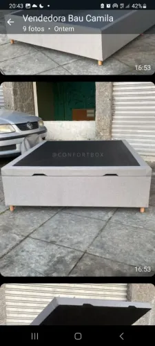 Base Box Baú Casal - Confort Box
